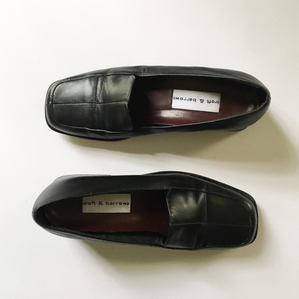 Croft & Barrow Leather Loafers Black Size 6 - Picture 3 of 13